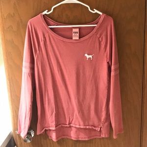 PINK/VS long sleeve T-shirt